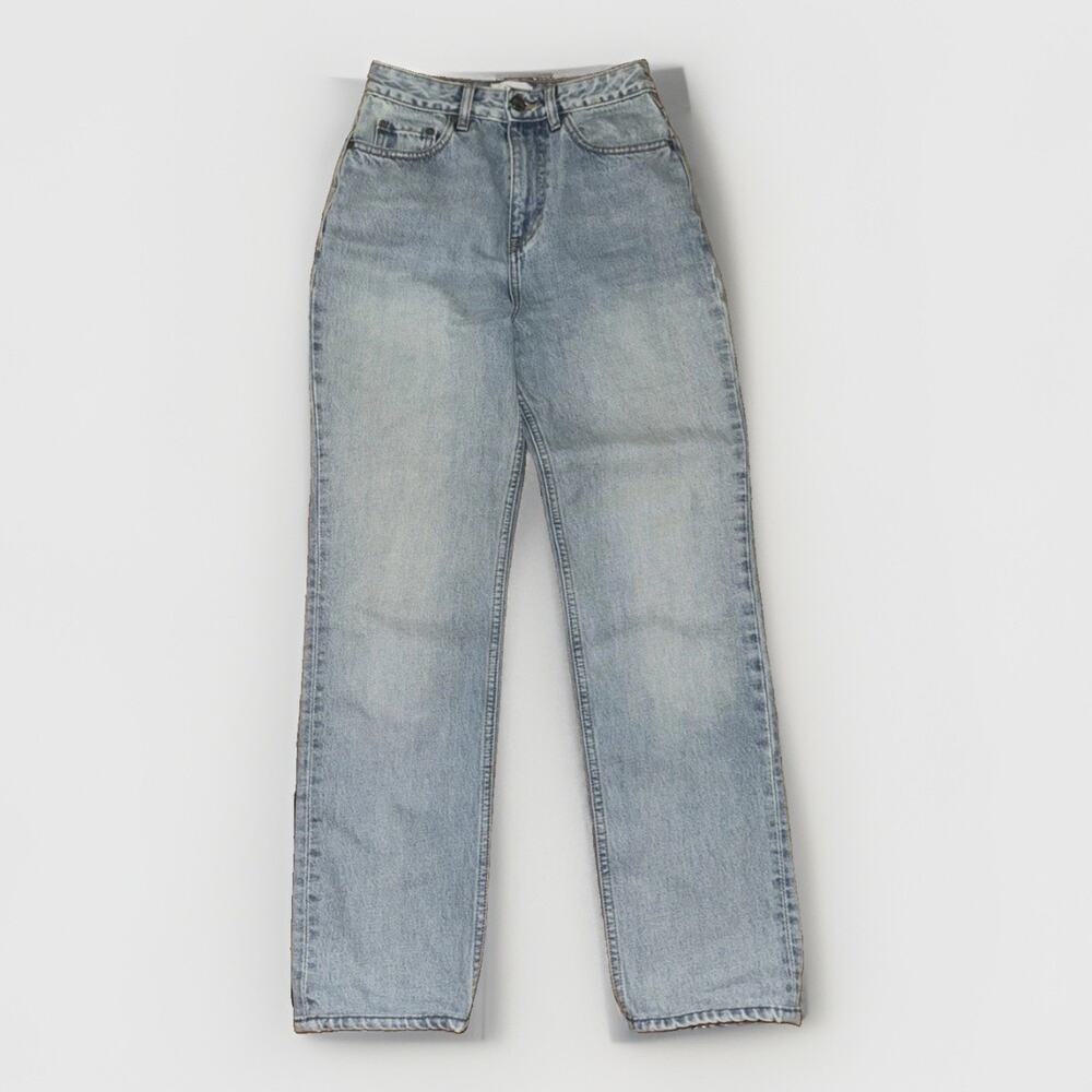 Ganni Women’s Straight Leg Jeans 25x31 Light Blue